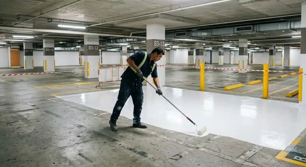 AQUABLOCK: Epoxy Waterproofing Coating for Moisture-Prone Concrete & Mineral Surfaces