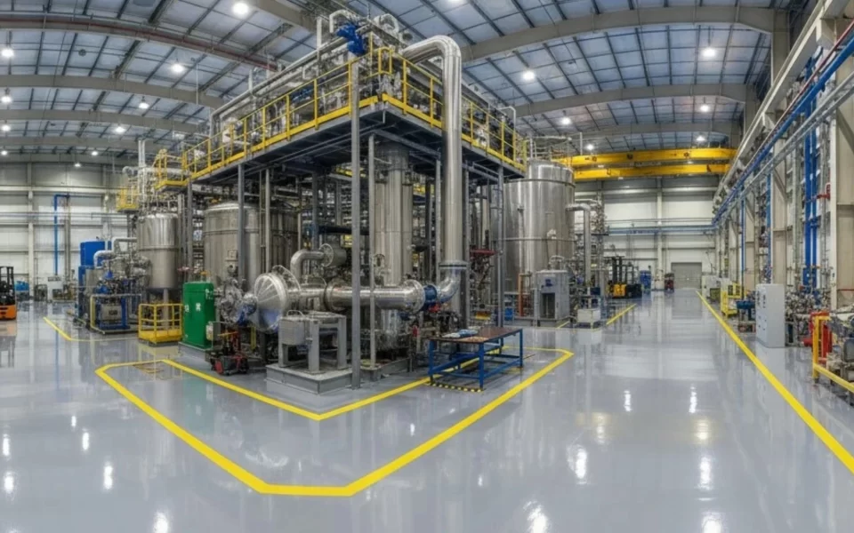 acid resistant flooring