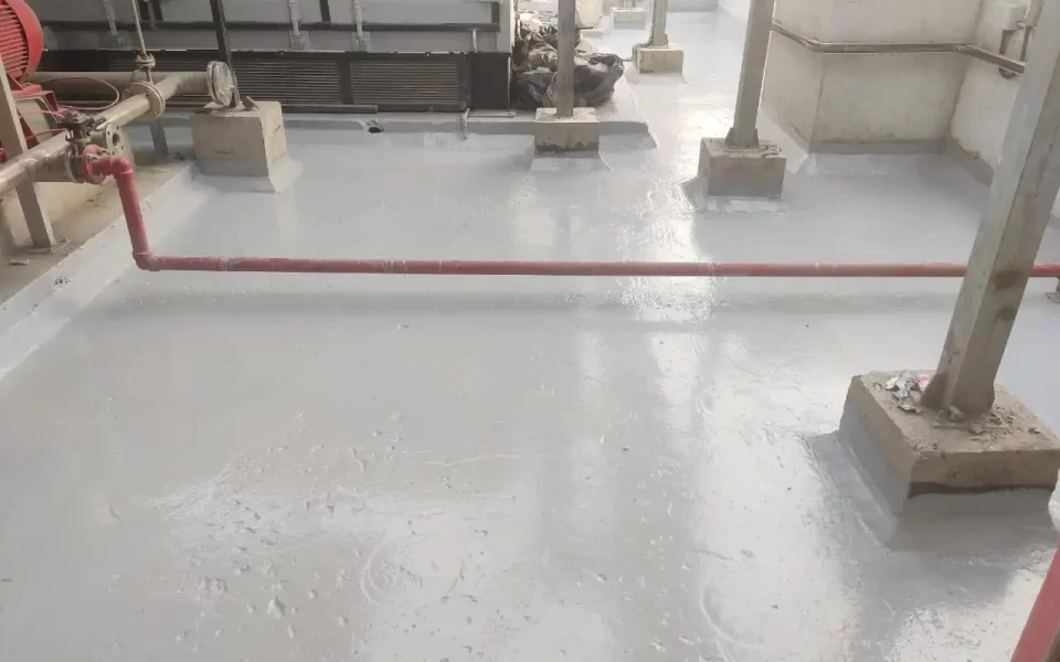 Hand applied waterproofing coatings for roof and floor protection