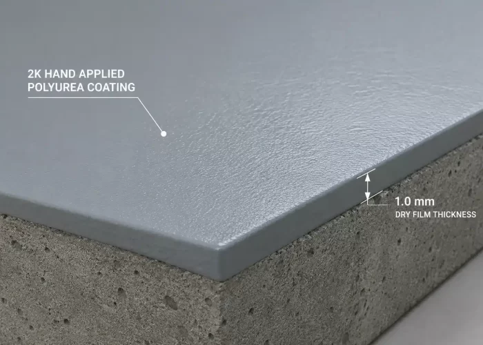 2k hand applied polyurea coating