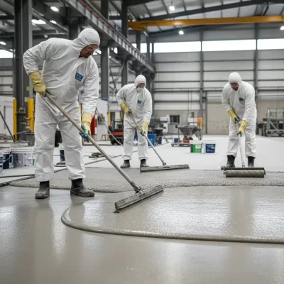 heavy-duty industrial flooring